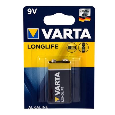 Varta 9 Volt Alkalin Pil Tekli Bilister - 1