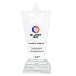  - Yıldızlı Kristal Plaket Vip 1022