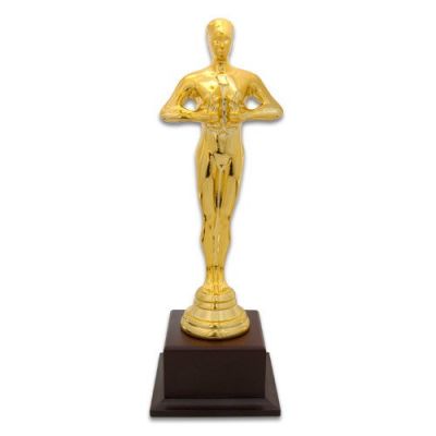 Yılın Oskarı Bayan Ahşap Ayaklı Altın Sarı - 1