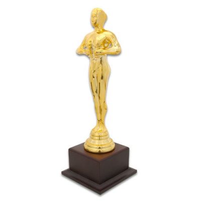 Yılın Oskarı Bayan Ahşap Ayaklı Altın Sarı - 2